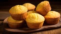 easy corn muffins Royalty Free Stock Photo
