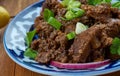 Easy Crispy Mongolian Beef Royalty Free Stock Photo