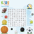 Easy crossword puzzle `Name that game`