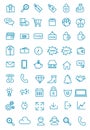 More than fifty Line Web, office, and business Icon Pack