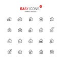 Easy icons 03a Home Royalty Free Stock Photo