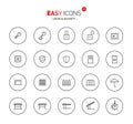 Easy icons 01a Security Royalty Free Stock Photo