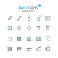 Easy icons 01a Security Royalty Free Stock Photo