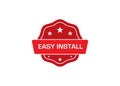 Easy Install stamp,Easy Install rubber stamp,