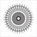 easy mandala, mandalas coloring pattern on white background