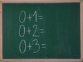 An easy math task Royalty Free Stock Photo