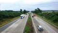 Easy motorway traffic, picture taken from bridge above