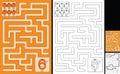 Easy number maze - number 6