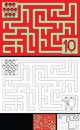 Easy number maze - number 10