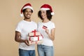 Easy and quick gifts for Christmas and New Year with online shopping Royalty Free Stock Photo