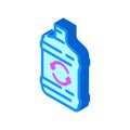 easy refill isometric icon vector illustration Royalty Free Stock Photo