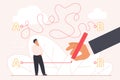 Easy solution to problem and career support, simple shortcut way from mentor for tiny man