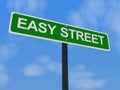 Easy Street Road Sign