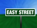 Easy Street Street Sign Royalty Free Stock Photo
