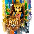 Happy Durga Puja India festival holiday background