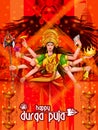 Happy Durga Puja India festival holiday background