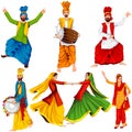 Happy Lohri festival of Punjab India background