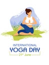 women doing asana exercise for International Yoga Day celebration on 21 JUne