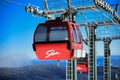 Easy way Gondola lift at Stowe Ski Resort in Vermont. Royalty Free Stock Photo