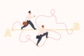 Easy way to solve complex problem, shortcut journey for goal, career success of people