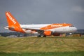 Easyjet Airbus A319-111 on the ground before departure Royalty Free Stock Photo