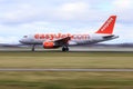 Easyjet Airbus A319 take-off Royalty Free Stock Photo