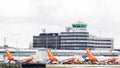 Easyjet Airbus A320-214 trio Royalty Free Stock Photo