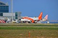 Easyjet Alicante Airport Royalty Free Stock Photo