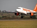 Easyjet Landing Royalty Free Stock Photo