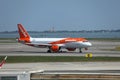 Easyjet low cost airline in Venice, Italy