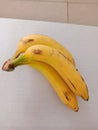 Eat a cheap and nutritious banana Royalty Free Stock Photo