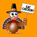 Eat chicken - Thanksgiving card