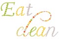 Eat clean word