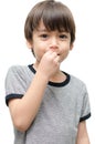 Eat kid hand sign language Royalty Free Stock Photo