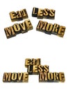 Eat less move more healthy