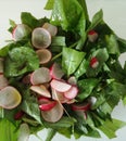 Eat Natural / Wood Garlic and Radish Salad
