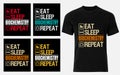 Eat Sleep Biochemistry Repeat Biochemist Vintage Gifts