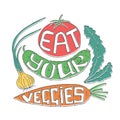 Eat your veggies Royalty Free Stock Photo