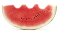 Eaten watermelon Royalty Free Stock Photo