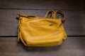 eather school bag Royalty Free Stock Photo