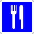 Eating allowed sign