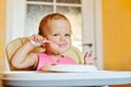 Eating baby Royalty Free Stock Photo