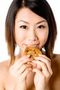 Eating Cookie Royalty Free Stock Photo