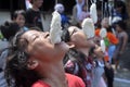 Eating Kerupuk Cracker Race 17 August