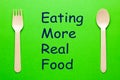 Eating More Real Food