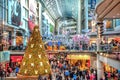 Eaton Centre in Toronto at Christmas Royalty Free Stock Photo