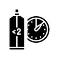 eau fraiche aftershave mist glyph icon vector illustration