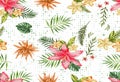 Eautiful background with floral leaf branhes plaid lines backgroundBeautiful seamless vector floral pattern, spring summer backgro