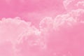 Eautiful sky and clouds in soft pastel color.Soft  pink cloud in the sky background colorful pastel tone. Royalty Free Stock Photo