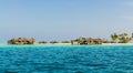 Ãâeautiful wooden villas, standing on stilts in the turquoise waters of the Indian Ocean, Maldives